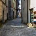 Explore the rustic charm of a cobbled street in La Alberca, Spain, lined with boutique shops and historic architecture.